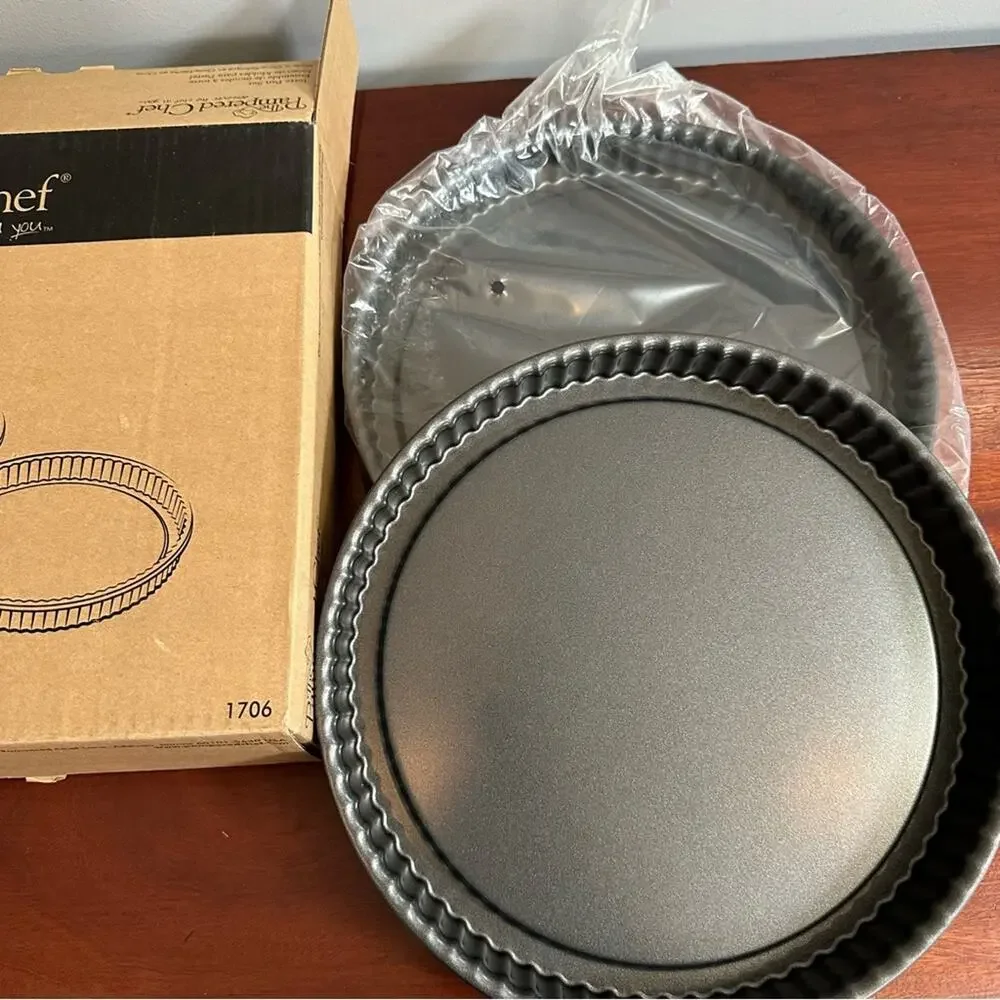Pampered Chef #1706 Torte Pan Set of 2 Baking Kitchen Bake Baking